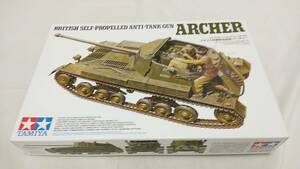 ◆◇中古品 未組立 1/35 イギリス対戦車自走砲 アーチャー ミリタリーミニチュアシリーズ No.356 ディスプレイモデル AA699ー100◇◆