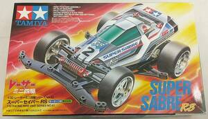 ** secondhand goods not yet constructed 1/32 super Saber RS Racer Mini 4WD series NO.61 AA722-100**
