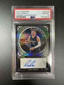 Panini Obsidion Luka Doncic /99直筆サインカード PSA 10 NBA 送料無料