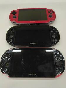 M129 棚34 現状品　SONY　Vita　PCH-1000　PCH-2000　3台セット　ソニー　PlayStation　5/11