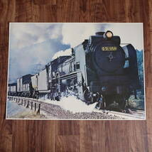ヴィンテージ／15 蒸気機関車／D51／特大サイズ／ポスター_画像5