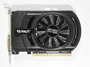 動作保証★グラフィックボード Palit GEFORCE GTX1650 STORMX 4G GDDR5★030