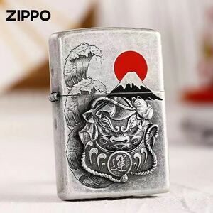 限定 開運だるま ZIPPO ライター 新品 富士山 ZIPPO ジッポー オイルライター 真鍮製 未使用