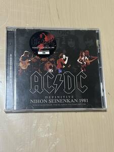 AC/DC / DEFINITIVE SEINENKAN 1981