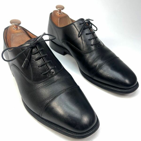 SCOCH GRAIN スコッチグレイン　革靴　ストレートチップ　3526 黒　ブラック　メンズ　靴　ビジネスシューズ　25cm