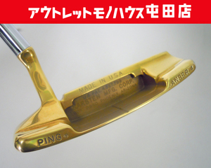PING パター ANSER４ 85068 金色 34.5インチ Made in USA ピン 札幌市