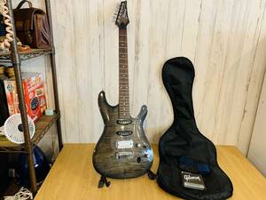 エレキギター アイバニーズ Ibanez SA260FM ギター弦 ソフトケース ストラップ