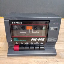 SANYO PHC-DRⅡ データーレコーダー MSX/PC-6001/PC-6601/PC-8801等 通電確認のみ LOAD・SAVE未確認_画像1