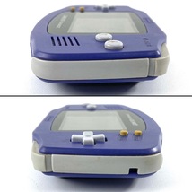 5T2★通電OK★Nintendo 任天堂 GAME BOY ADVANCE ゲームボーイ アドバンス (AGB-001) バイオレット ゲーム機_画像5