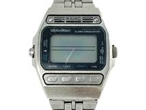 4M4★SEIKO/セイコー★ SilverWave シルバーウェーブ（D229-5000） アラームクロノグラフ デジタル クォーツ メンズ腕時計 _画像2