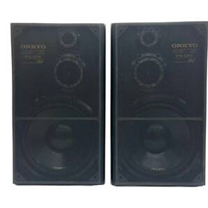 4M3★ONKYO/オンキョー★ 3way ペア スピーカー（PS-01X）オーディオ 音響機器 通電・動作未確認の画像3