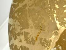 4M3★NARUMI BONE CHINA/ナルミ ボーン チャイナ★ 花瓶 花器 飾壺 ゴールドカラー_画像8