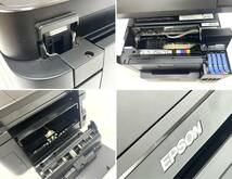 4M3S★通電OK★ EPSON エプソン（EW-M670FT）インクジェットプリンター 複合機 エコタンク搭載 ブラック 2017年製 ジャンク_画像8