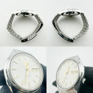 SEIKO セイコー ５ デイデイト メンズ時計 自動巻き 7S26-6000 稼働品【k3414】の画像8