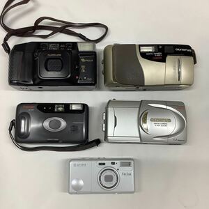 ★ まとめ カメラ 5点 ★ フィルムカメラ FUJI Olympus Socius Premio 昭和 レトロ (k8360)