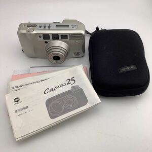 ミノルタ MINOLTA コンパクト フィルムカメラ 110 ASPHERICAL LENZ ZOOM DATE 38-110㎜ 説明書 ケース付き 通電確認済み (k8405-y267)