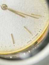 SEIKO セイコー CREDOR クレドール 7771-6050 18KT BEZEL クォーツ ユニセックス 腕時計【k3433】_画像4