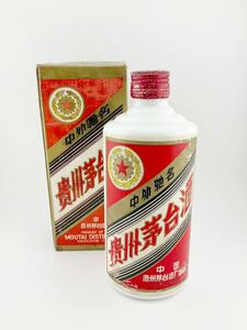 古酒 貴州茅台酒 中国酒 星麦ラベル マオタイ酒 陶器 MOUTAI KWEICHOW アルコール分53% 500ml 954g 匂い漏れあり 未開栓 (k5822-y251)