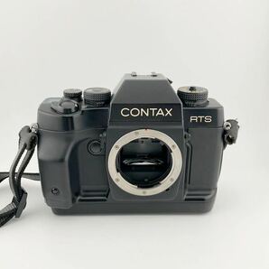 CONTAX RTS III ボディ コンタックス フィルム一眼レフ ブラックレンズキャップ付きフィルムカメラ 空シャッター通電確認済み (k5837-y253)の画像2