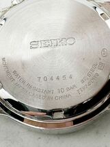 SEIKO セイコー クロノグラフ 7T92-0DW0 デイト 文字盤ブラック QUARTZ クォーツ メンズ 腕時計【k3442】_画像4