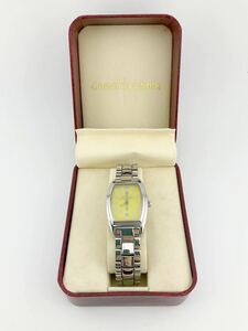 pinky wolman ピンキーウォルマン レディースウォッチ クォーツ 腕時計 黄文字盤 (k5923-y261)