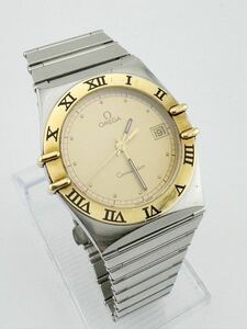 OMEGA オメガ コンステレーション デイト クォーツ メンズ レディース 腕時計 53193715 稼働品【k3475】