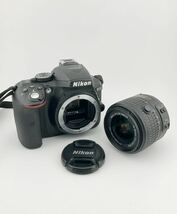 Nikon ニコン D5300 デジタル一眼レフカメラ レンズセット Nikon AF-S DX NIKKOR 18-55mm 1:3.5-5.6G VR Ⅱ バッテリー付 (k5876-n152)_画像1