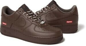 新品 国内 27.5 本物 Supreme Nike Air Force 1 Low BR US9.5 ナイキ エアフォース1 シュプリーム ブラウン Brown CU9225-200