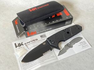 未使用　HK knife HOGUE knife ホーグ　フリッパー　ナイフ　H&K フォルダー　G10 グラスブレイカー　田村装備開発