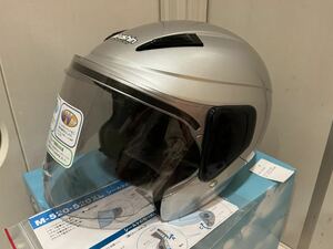 マルシン工業(Marushin) バイク ヘルメット ジェットヘルメット セミジェットヘルメット M-520XL シルバー XL