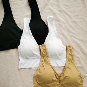 ジニエブラ ベーシックカラー 3XL(XXXL） 3枚セット スポーツブラ ナイトブラ マタニティ 授乳 育乳 インナーウェア genie bra ジニエの画像9