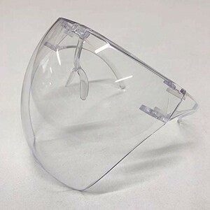 フェイスシールド メガネ 透明 簡易包装 MASK フェイスマスク 飛沫ガード ふつうサイズ