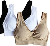 ジニエブラ ベーシックカラー 3XL(XXXL） 3枚セット スポーツブラ ナイトブラ スポブラ 授乳 育乳 インナーウェア genie bra ジニエ_画像3