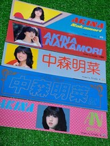 中森明菜　80年代　駄菓子屋くじ　ステッカー　シール　研音オフィシャル　Amada　歌姫AKINAデビュー　スローモーション　当時物_画像1