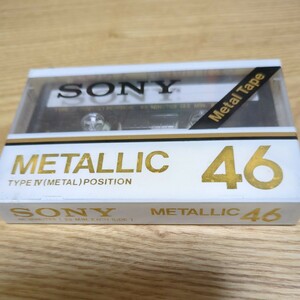 メタルテープ　SONY　46 METAL　Tape　METALLIC 未開封　ソニー株式会社　昭和レトロ　