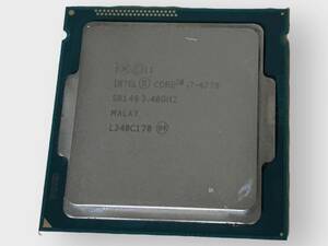 M2720 CPU Intel Core i7 4770 LGA 1150 動作品　全国送料無料