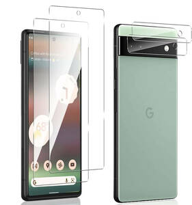 2セット＝4枚 Google Pixel 6A ガラス フィルム グーグル ピクセル シックスエー カメラフィルム 保護 スクリーン カバー シール シート