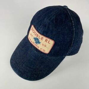 RRL “Denim Trucker Cap” トラッカー キャップ 帽子 ネイティブ ウエスタン ワッペン デニム Ralph Lauren ヴィンテージ