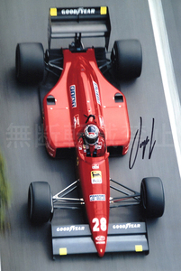 ☆SALE☆ ゲルハルト・ベルガー 直筆サインフォト フェラーリ F1 Gerhard Berger