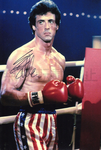 ☆SALE☆ シルベスター・スタローン 直筆サインフォト ロッキー Sylvester Stallone