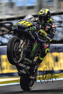 ☆SALE☆ バレンティーノ・ロッシ 直筆サインフォト MotoGP Valentino Rossi