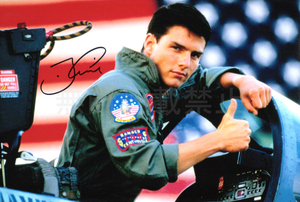 ☆SALE☆ トム・クルーズ 直筆サインフォト トップガン マーヴェリック Tom Cruise