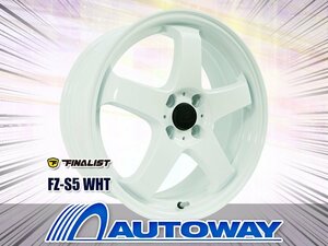 新品ホイール FINALIST FZ-S5 17x7.0 +45 100x4 WHT 4枚セット