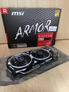 AMD MSI Radeon RX570 8GB ARMOR グラフィックボード 【中古】
