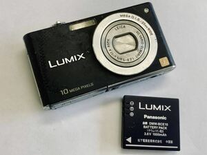 B 訳あり Panasonic LUMIX DMC-FX35 パナソニック ルミックス コンパクトデジタルカメラ バッテリー付 ブラック デジカメ ジャンク