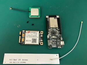 esp32 4g LTE 接続　sim7600jc-h IOT工作に