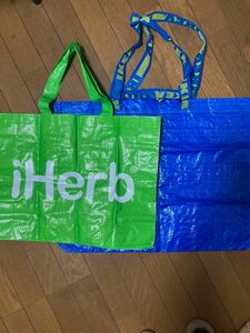 エコバッグ　2枚　IKEA iHarb