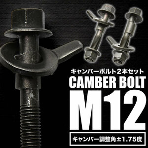 キャンバーボルト 12mm 2本 キャンバー調整 ±1.75度 M12 MK42S スペーシア フロント