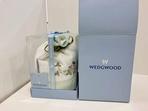 ◆【未使用】WEDGWOOD ウエッジウッド WILD STRAWBERRY ワイルドストロベリー ポーチ 巾着 箱付き 