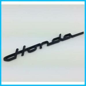 Honda クラシック エンブレム ブラック 筆記体 215mm×23mm ホンダ モンキー ゴリラ エイプ シャリー ダックス ディオ ズーマー リトルカブの画像1